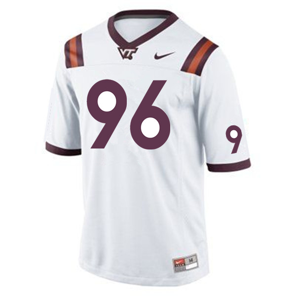 Men #96 Jimmie Taylor Virginia Tech Hokies College Football Jerseys Sale-Maroon